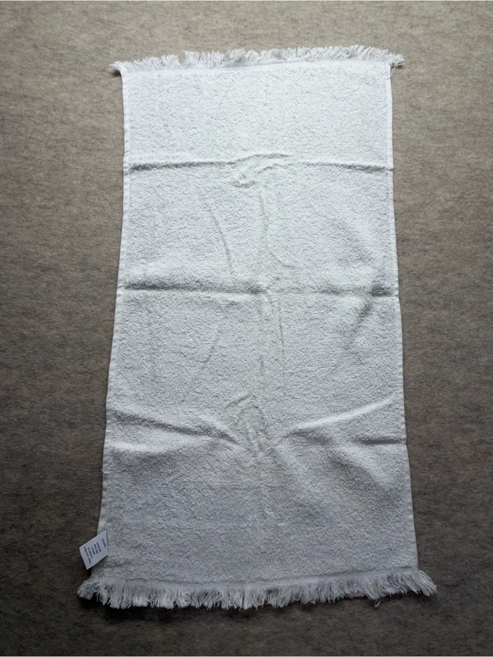 Vintage Green Bay Packers White Logo Hand Towel